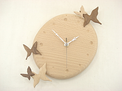 蝶の時計