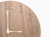 木の時計moji 詳細画像1