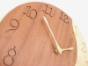 木の時計 yura 白 詳細画像1